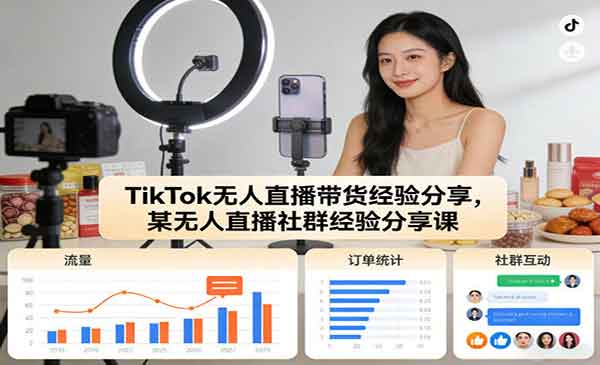 TikTok无人直播带货经-cmzhiku