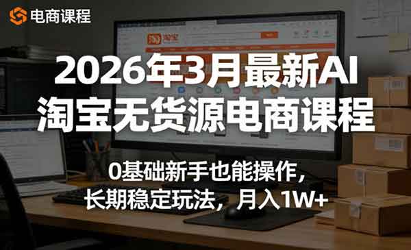AI淘宝无货源电商