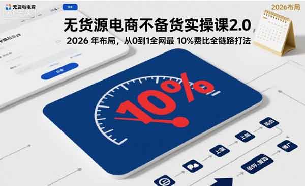 无货源电商全链路打法