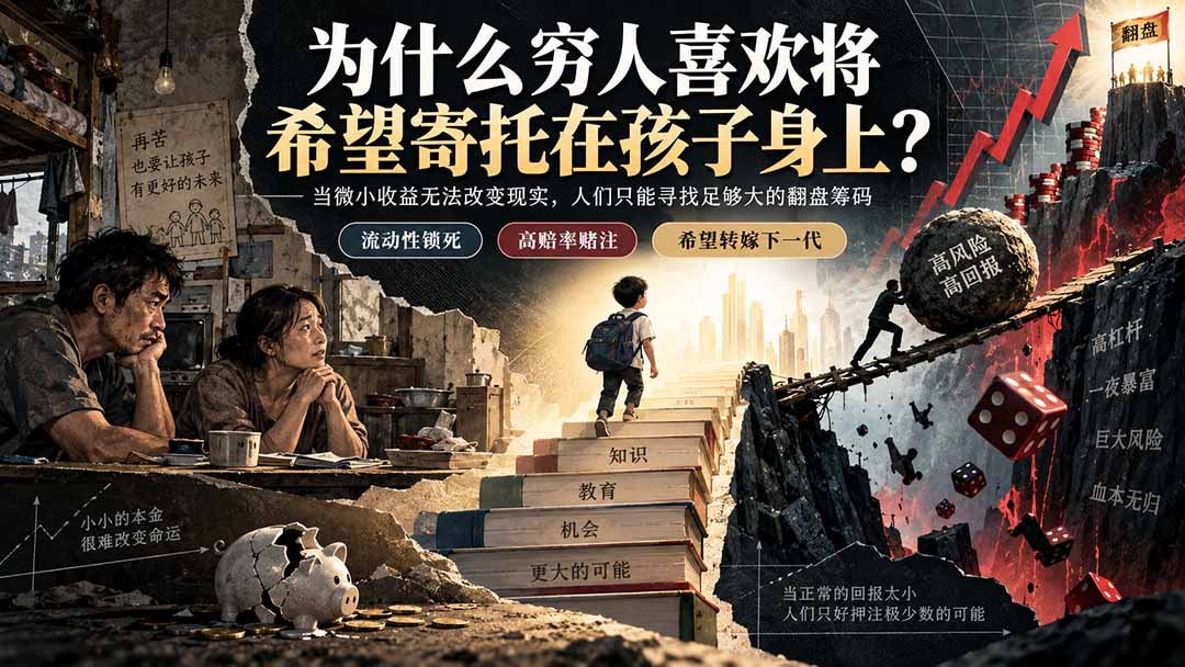 社群精品文章：为什么穷人喜欢将希望寄托在孩子身上？-cmzhiku